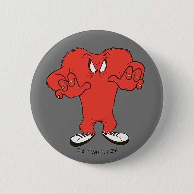 Gossamer Menacing Pose Button (Front)