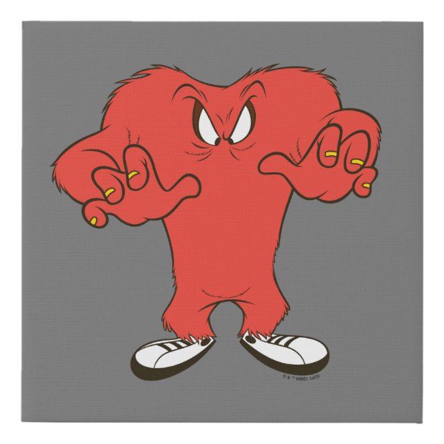 Gossamer Menacing Pose Faux Canvas Print (Front)