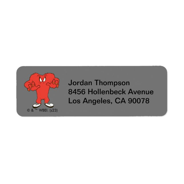 Gossamer Menacing Pose Label (Front)