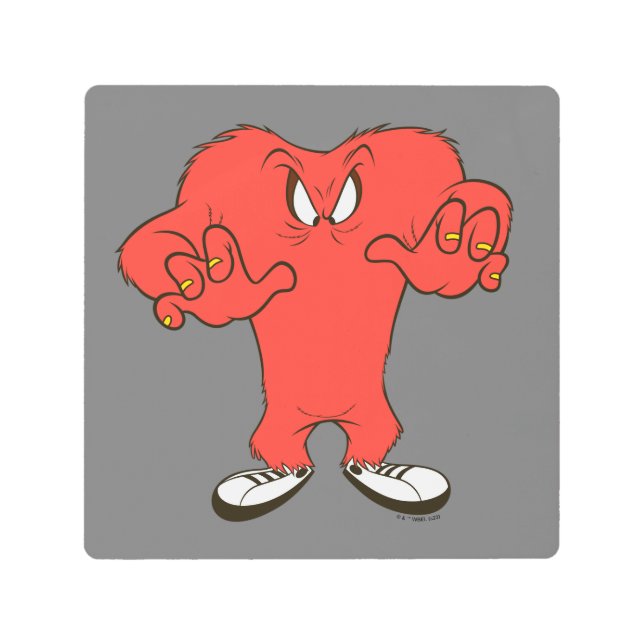 Gossamer Menacing Pose Metal Print (Front)