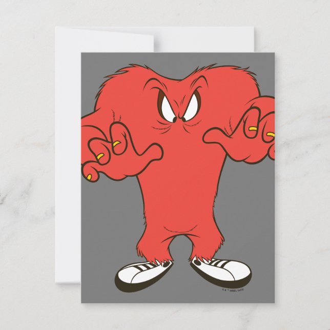 Gossamer Menacing Pose Note Card (Front)