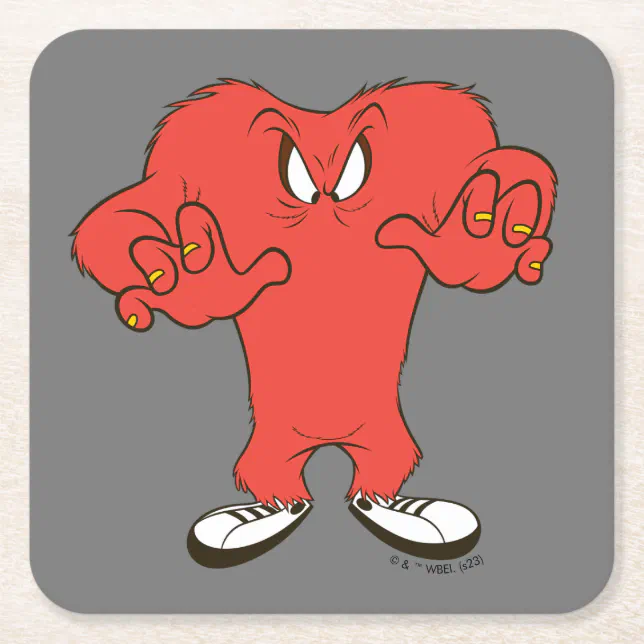 Gossamer Menacing Pose Square Paper Coaster | Zazzle