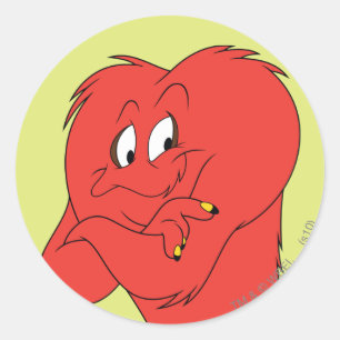 Gossamer Posing - Color Classic Round Sticker