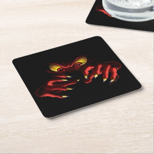 Gossamer Reaching Out of the Shadows Square Paper Coaster