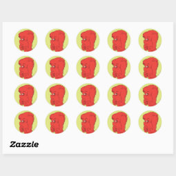 Gossamer Scheming - Color Classic Round Sticker | Zazzle