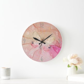Gossamer Wings Butterfly Acrylic Wall Clock