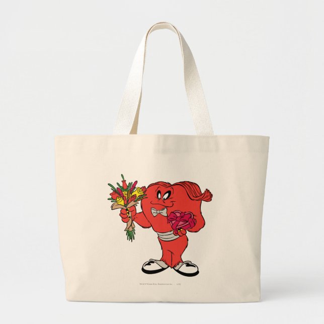 Gossamer with roses large tote bag (Front)