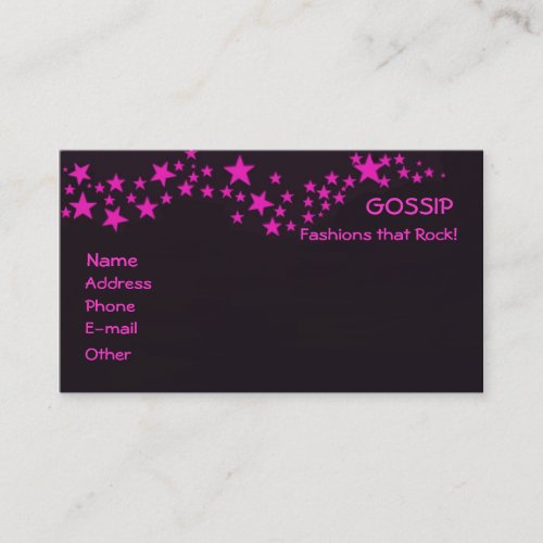 Gossip Business Card