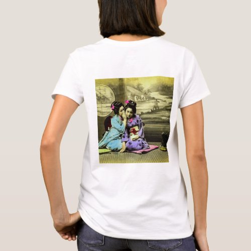 Gossip Geisha Girls of Old Japan Vintage Japanese T_Shirt