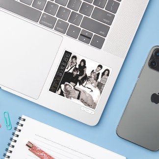 Gossip Girl Black and White Group Graphic Sticker