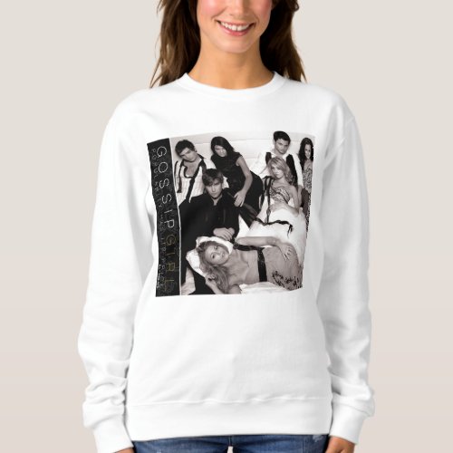 Gossip Girl Black and White Group Graphic Sweatshirt