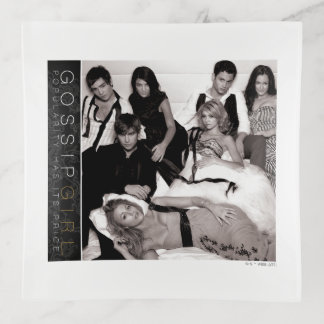 Gossip Girl Black and White Group Graphic Trinket Tray