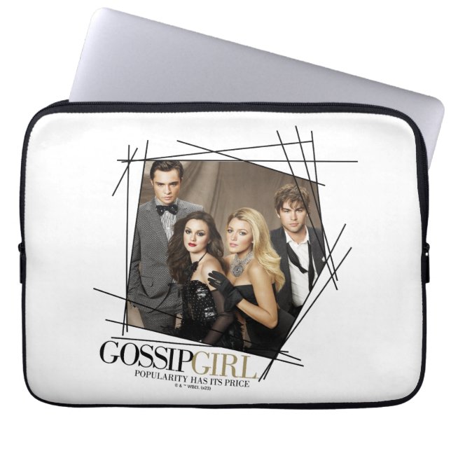 Gossip Girl Glamor Group Graphic Laptop Sleeve (Front)