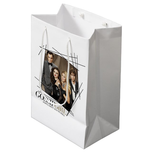 Gossip Girl Glamor Group Graphic Medium Gift Bag (Front Angled)