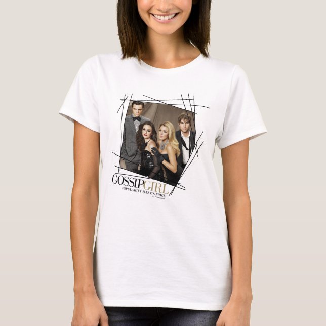 Gossip Girl Glamor Group Graphic T-Shirt (Front)