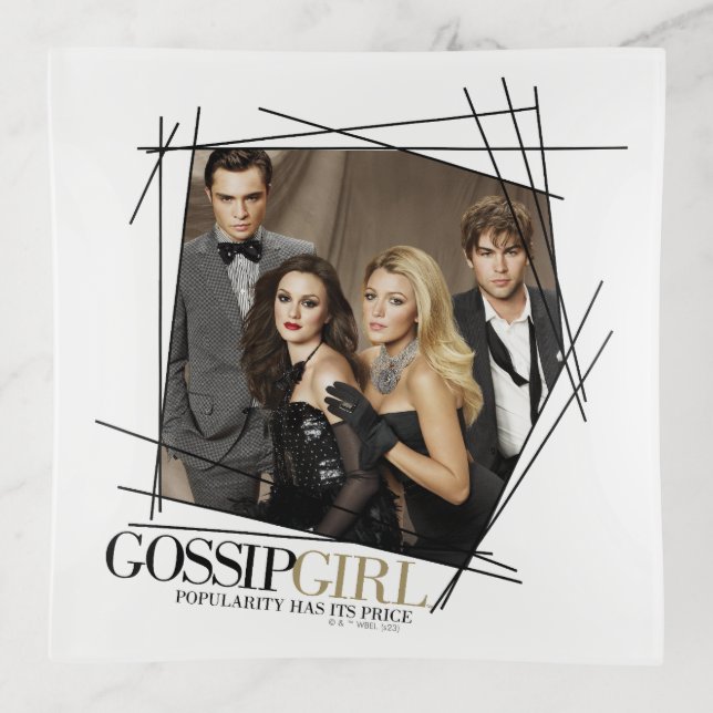 Gossip Girl Glamor Group Graphic Trinket Tray (Front)