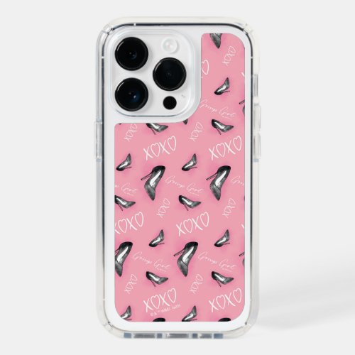 Gossip Girl High Heels Pattern Speck iPhone 14 Pro Case