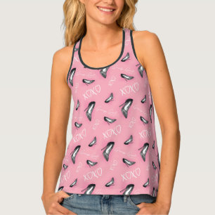 Gossip Girl High Heels Pattern Tank Top