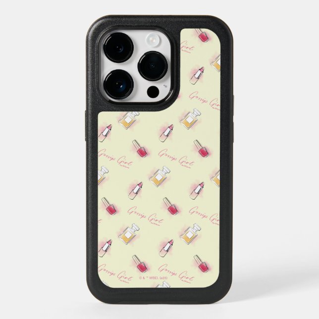 Gossip Girl Lipstick & Perfume Pattern Otterbox iPhone Case (Back)