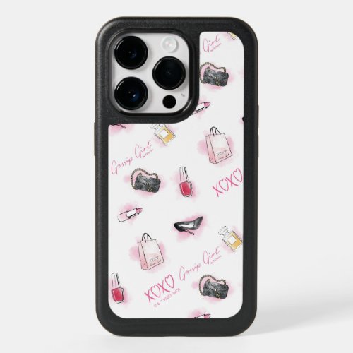 Gossip Girl Makeup Pattern OtterBox iPhone 14 Pro Case