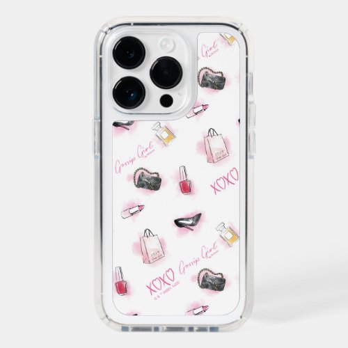 Gossip Girl Makeup Pattern Speck iPhone 14 Pro Case