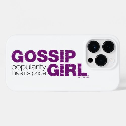 Gossip Girl _ Popularity Has Its Price Case_Mate iPhone 14 Pro Case