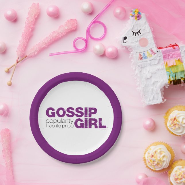 Gossip Girl - Popularity Has Its Price Paper Plates (Party)