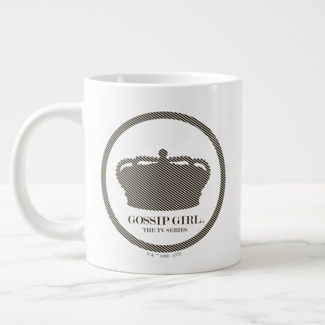 Gossip Girl TV Series Crown Icon Giant Coffee Mug (Left)