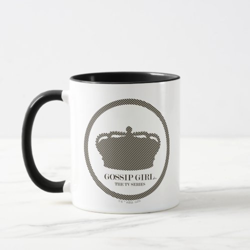 Gossip Girl TV Series Crown Icon Mug