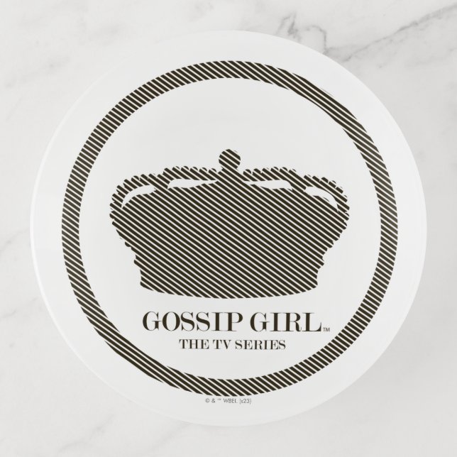 Gossip Girl TV Series Crown Icon Trinket Tray (Front)