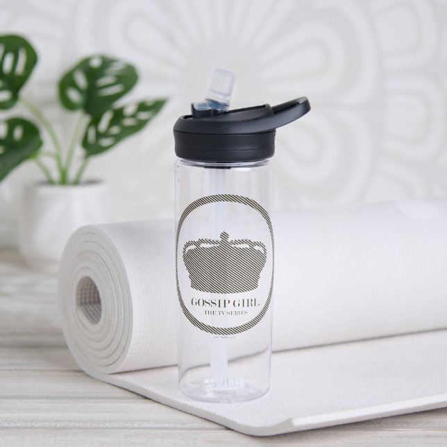 Gossip Girl TV Series Crown Icon Water Bottle (Yoga)