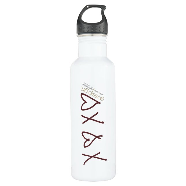 Gossip Girl X♥X♥ Icon Stainless Steel Water Bottle (Front)