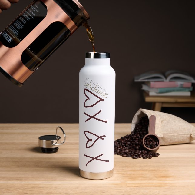 Gossip Girl X♥X♥ Icon Water Bottle (Coffee)
