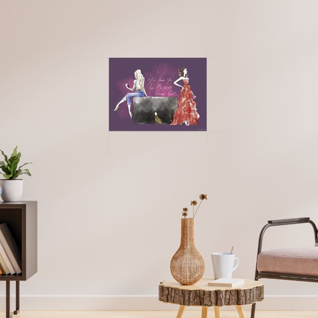 Gossip Girl - You Know You Love Me Poster (Living Room 3)