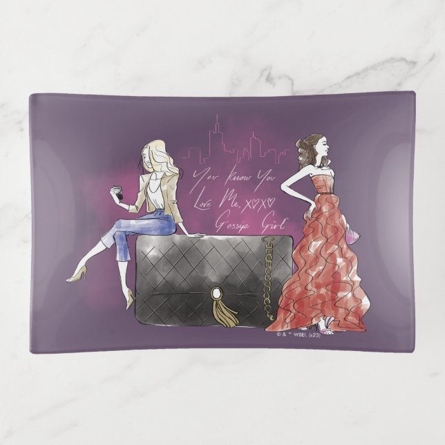 Gossip Girl - You Know You Love Me Trinket Tray (Front)
