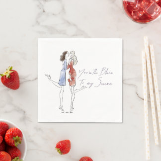 Gossip Girl - You're the Blair to my Serena Napkins