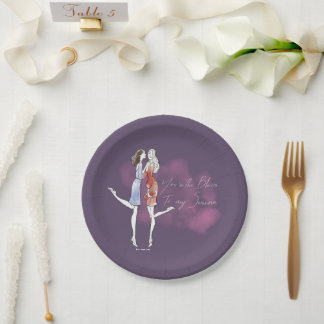 Gossip Girl - You're the Blair to my Serena Paper Plates