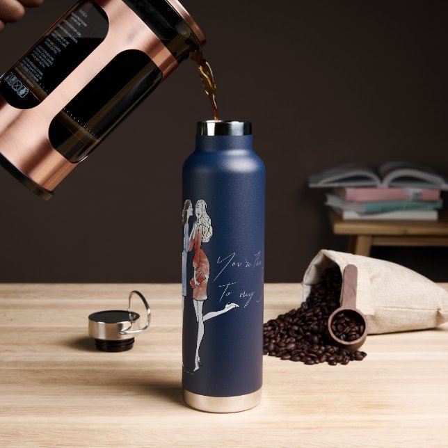 Gossip Girl - You're the Blair to my Serena Water Bottle (Coffee)