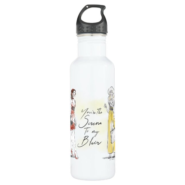 Gossip Girl - You're the Serena to my Blair Stainless Steel Water Bottle (Front)