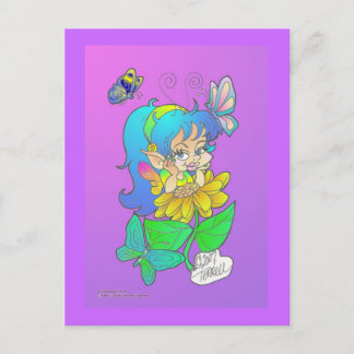 Gossiping Fairy Postcard