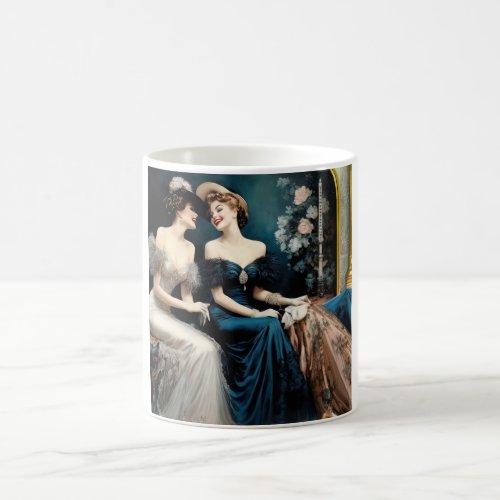 Gossiping Two Ladies Laughing Coffee Mug