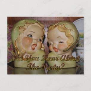 "gossipy" girls party invite