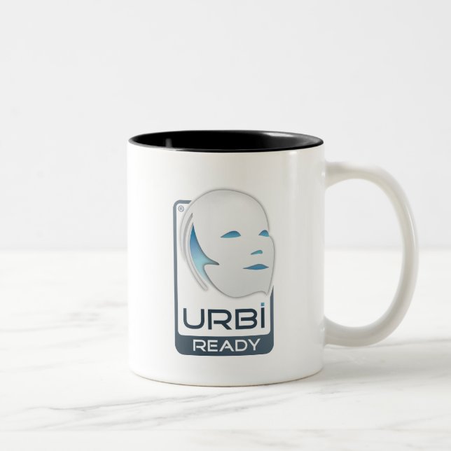 Gostai Urbi Large and Black Two-Tone Coffee Mug (Right)