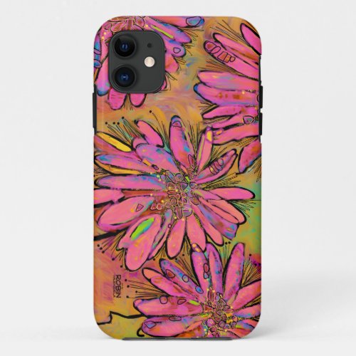 Got a Crush on You pink daisy phone case