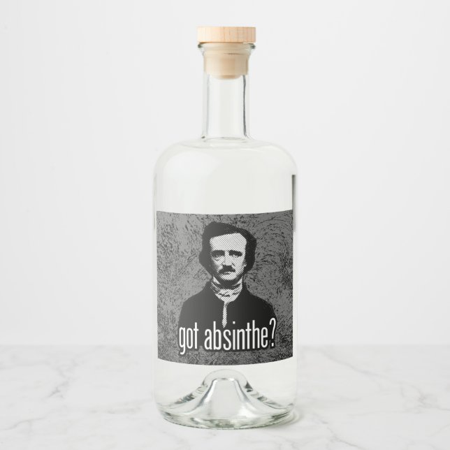 got absinthe? liquor bottle label (Front)