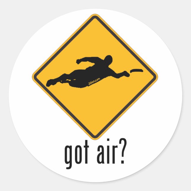 Got Air? Classic Round Sticker (Front)