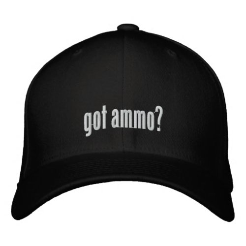 Got ammo embroidered baseball hat