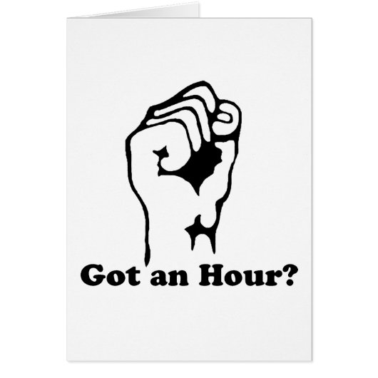 Got and Hour? Cards (Front)