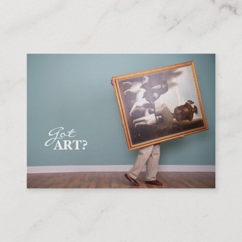 Got Art? Chubby Business Cards
