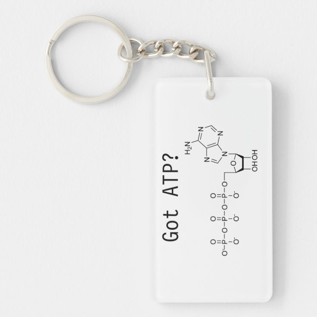 Got ATP? Keychain (Front)